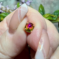 Vintage Swarovski Azalea, Very Rare, 6 Pieces 30ss-Approx 6mm, SP, GP, and Red Brass Settings Available