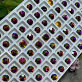 Vintage Swarovski Azalea, Very Rare, 6 Pieces 30ss-Approx 6mm, SP, GP, and Red Brass Settings Available