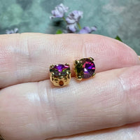 Vintage Swarovski Azalea, Very Rare, 6 Pieces 30ss-Approx 6mm, SP, GP, and Red Brass Settings Available