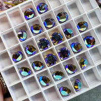 Vintage Swarovski Starlight, 2 Pieces 40ss Art 1200, Swarovski With SP or GP Setting