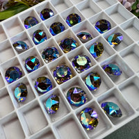 Vintage Swarovski Starlight, 2 Pieces 40ss Art 1200, Swarovski With SP or GP Setting