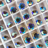 Vintage Swarovski Starlight, 4 Pieces 34ss Swarovski With SP or GP Setting, Jewelry, Bead Embroidery Component