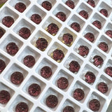 6mm Vintage Amethyst Sugar Stone, Rare, 6 Pcs 30ss-Approx 6mm, SP, GP, or Red Brass Settings