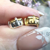 Astral Pink 8mm Genuine Swarovski, 2 Pcs Fancy 4460 Cushion Square With Setting