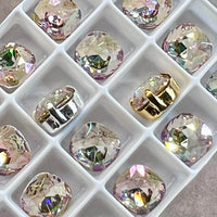 Pale Purple Haze, 8mm Swarovski Crystal, 2 Pcs art 4470 Crystal with SP or GP Setting