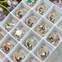 Pale Purple Haze, 8mm Swarovski Crystal, 2 Pcs art 4470 Crystal with SP or GP Setting