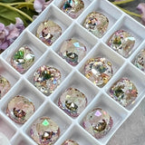 Pale Purple Haze, 8mm Swarovski Crystal, 2 Pcs art 4470 Crystal with SP or GP Setting