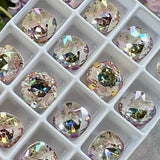 Pale Purple Haze, 8mm Swarovski Crystal, 2 Pcs art 4470 Crystal with SP or GP Setting