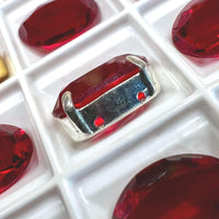 Siam Ruby Red Swarovski Crystal, 1 Pc Vintage 16x11mm 4100 Oval
