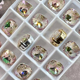 Pale Purple Haze, 8mm Swarovski Crystal, 2 Pcs art 4470 Crystal with SP or GP Setting