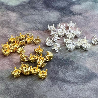 5mm Crystal Settings, 25ss SP/GP 5.3 to 5.6mm Round, Nickel Free, Rhinestone Setting6