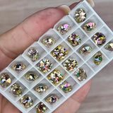 Water Lily Swarovski Crystal, 2 Pcs 8mm/39ss Crystals With SP or GP Settings,  Jewelry-Embroidery
