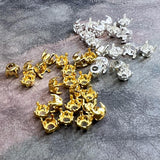 5mm Crystal Settings, 25ss SP/GP 5.3 to 5.6mm Round, Nickel Free, Rhinestone Setting6