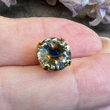 Saturn Rare Vintage Swarovski 1 Piece, 45ss With SP or GP Setting Jewelry Making
