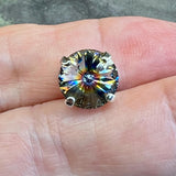 Saturn Rare Vintage Swarovski 1 Piece, 45ss With SP or GP Setting Jewelry Making