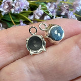 Sterling Silver Pendant Setting, 8.5-8.9mm Solid .925 Round Settings, for Crystals & Gems, 1 2 4 or 6 Pcs