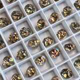 Vitrail Medium 34ss Vintage Swarovski Crystal, 7.3mm Rhinestone w/ SP or GP  Settings