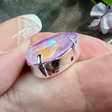 Lavender DeLite 14x10 or 18x13mm Swarovski Crystal 4320 Pear With Settings