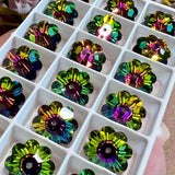 Vitrail Medium 12mm Vintage Swarovski 3700 Margarita 2 Pieces With or Without a Setting