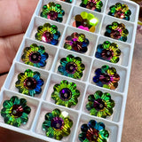 Vitrail Medium 12mm Vintage Swarovski 3700 Margarita 2 Pieces With or Without a Setting