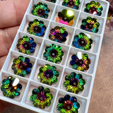 Vitrail Medium 12mm Vintage Swarovski 3700 Margarita 2 Pieces With or Without a Setting