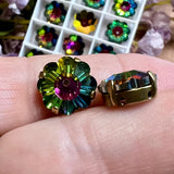 Vitrail Medium 12mm Vintage Swarovski 3700 Margarita 2 Pieces With or Without a Setting