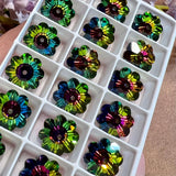 Vitrail Medium 12mm Vintage Swarovski 3700 Margarita 2 Pieces With or Without a Setting