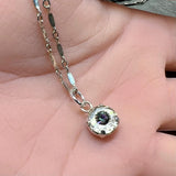 Vintage Swarovski Sterling Silver Pendants, Minimalist, With or without Chain