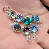 Vintage Swarovski Sterling Silver Pendants, Minimalist, With or without Chain