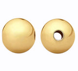 14K Gold Filled Round Beads-Spacers, 8mm & 7mm, 6 or 12 pc lots, Jewelry Destash