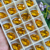 Topaz 18x13mm Swarovski Crystal 1 Pc art 4320 Pear Shape Crystal with Setting