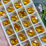 Topaz 18x13mm Swarovski Crystal 1 Pc art 4320 Pear Shape Crystal with Setting