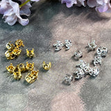 19ss Round Rhinestone Settings, Silver or Gold Plated with Free Rhinestones