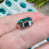 Blue Zircon 14x10mm Vintage Swarovski Rhinestone, 4100 Oval, With Settings