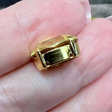 Jonquil 14x10mm Vintage Swarovski Rhinestone, 4100 Oval, With Settings