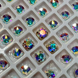 6mm Crystal AB, 29ss Swarovski Rhinestone with Settings