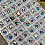 6mm Crystal AB, 29ss Swarovski Rhinestone with Settings