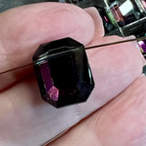 RARE Vintage Swarovski 15x12mm Emerald Cut 5105 Pendant Bead in Vitrail Dark, NOS