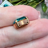 Blue Zircon 14x10mm Vintage Swarovski Rhinestone, 4100 Oval, With Settings