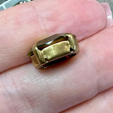 Olivine 14x10mm Vintage Swarovski Rhinestone, 4100 Oval, With Settings