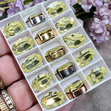 Jonquil 14x10mm Vintage Swarovski Rhinestone, 4100 Oval, With Settings