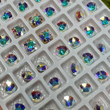 6mm Crystal AB, 29ss Swarovski Rhinestone with Settings