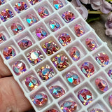 6mm Light Rose-Shimmer 29ss Swarovski Chrystal Rhinestone with Settings