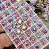 6mm Light Rose-Shimmer 29ss Swarovski Chrystal Rhinestone with Settings