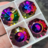 Swarovski Crystal, Rare Vintage, 18mm Electra Hexagon 6208 Sunburst Pendant