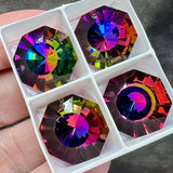 Swarovski Crystal, Rare Vintage, 18mm Electra Hexagon 6208 Sunburst Pendant