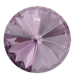 Swarovski Crystal Rhinestone With Setting, 10mm Rivoli 10 Current & Discontinued Colors