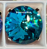 18mm Swarovski Crystal Rhinestones, Vintage and New, 1122 With Settings
