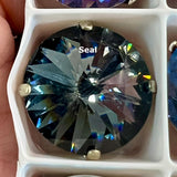 18mm Swarovski Crystal Rhinestones, Vintage and New, 1122 With Settings