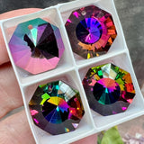 Swarovski Crystal, Rare Vintage, 18mm Electra Hexagon 6208 Sunburst Pendant